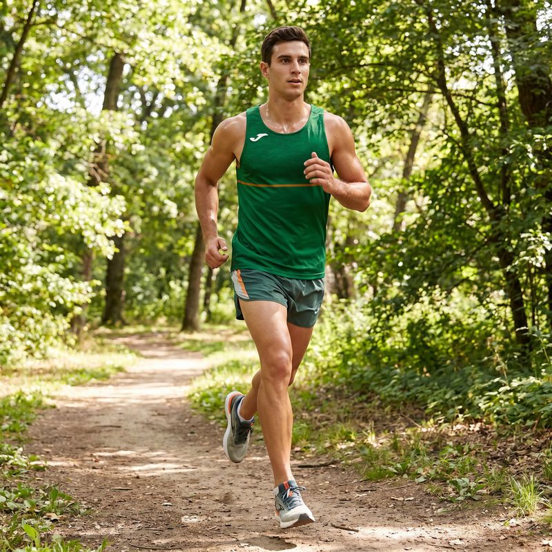 Koszulka do biegania męska Joma Record III green 7