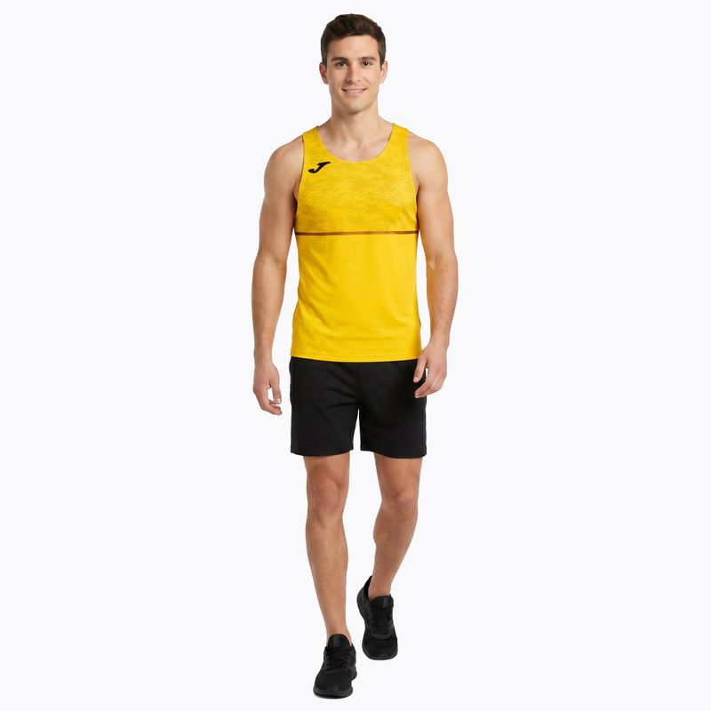 Koszulka do biegania męska Joma Record III yellow 2