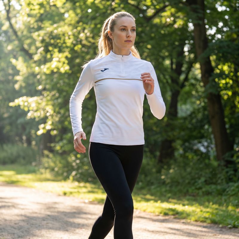 Bluza do biegania damska Joma Record III white 9