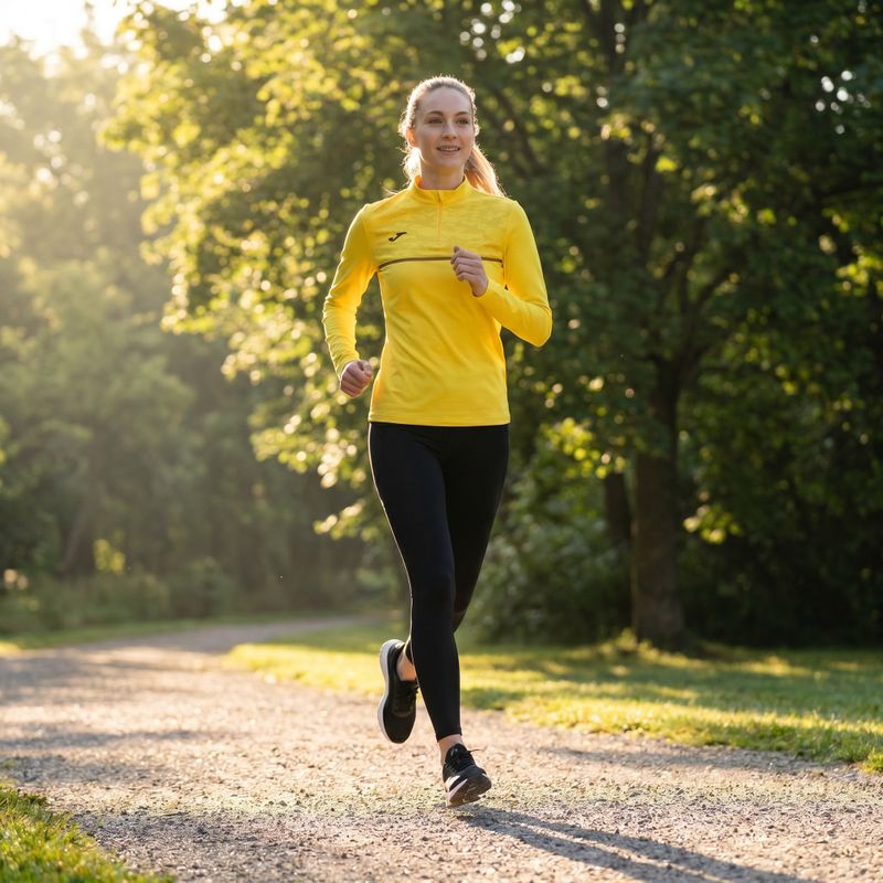 Bluza do biegania damska Joma Record III yellow 9