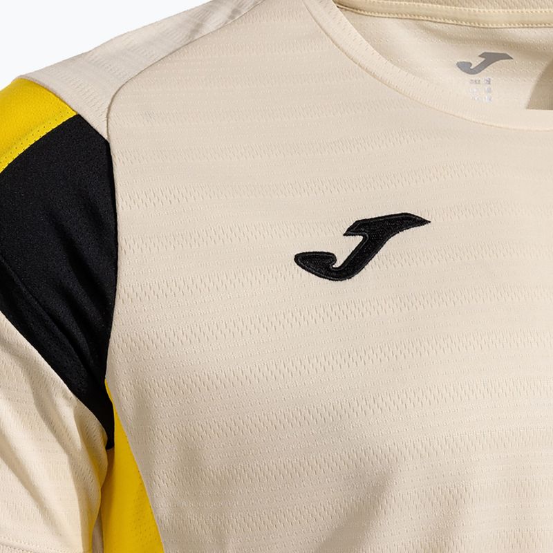 Koszulka męska Joma Montreal beige/yellow 3