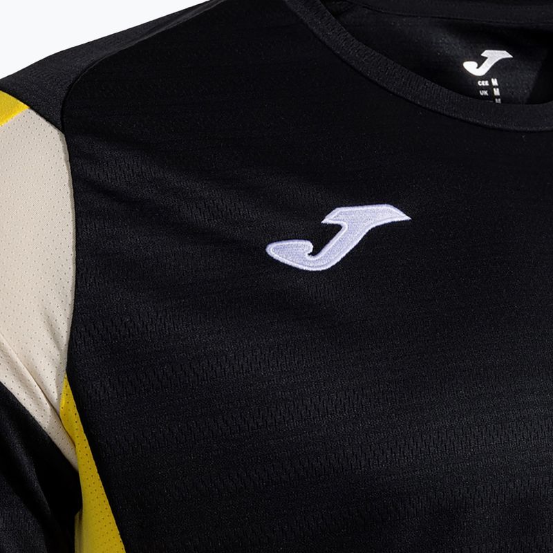 Koszulka męska Joma Montreal black/yellow 3