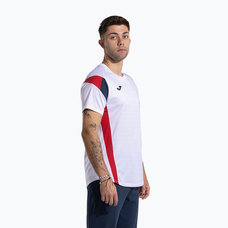 Koszulka męska Joma Montreal white/red 3