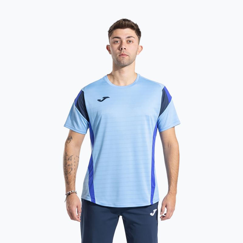 Koszulka męska Joma Montreal sky blue/dark navy