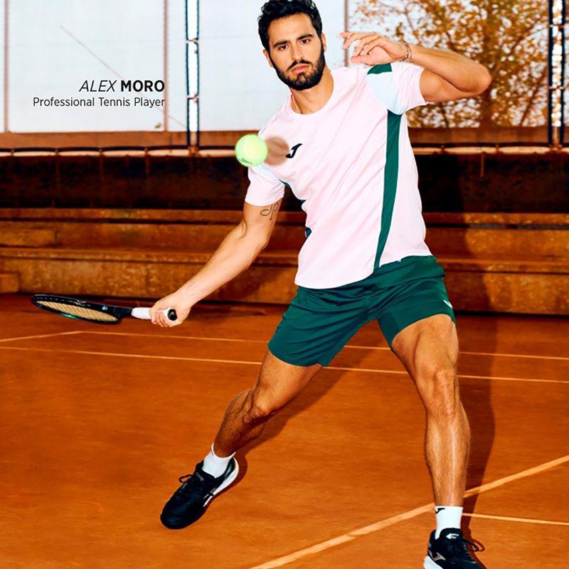 Koszulka męska Joma Montreal pink/green 3