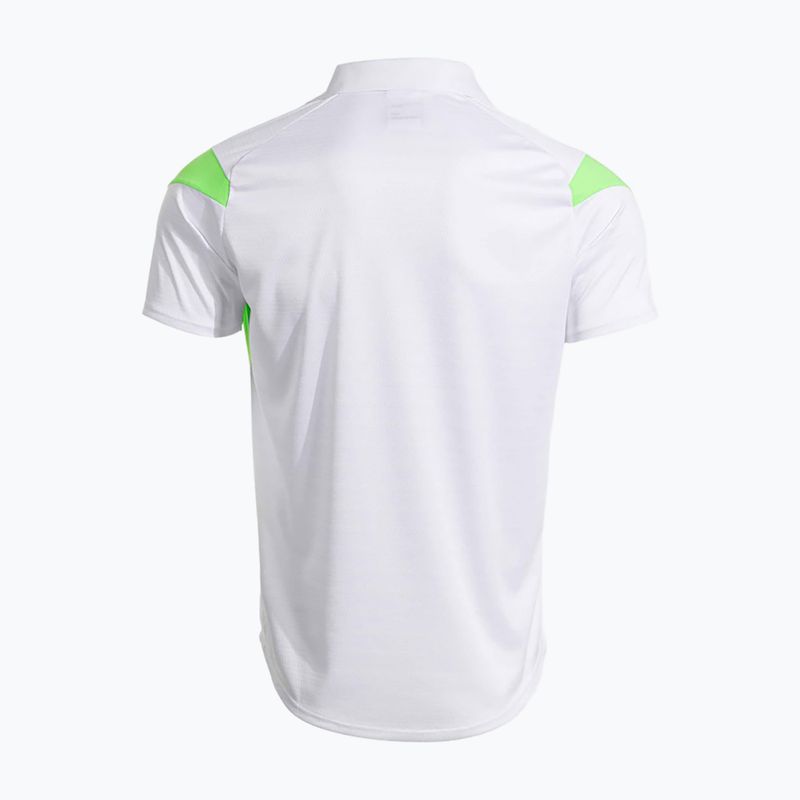 Koszulka tenisowa męska Joma Montreal white/fluor green 3