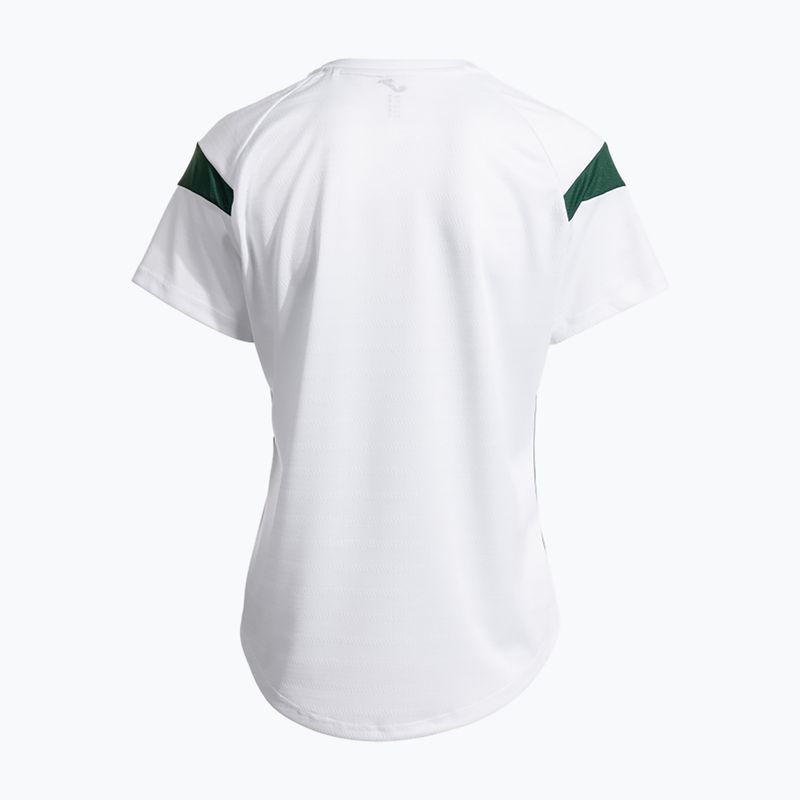 Koszulka teniskowa damska Joma Montreal white/green 3