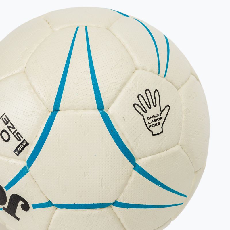 Piłka do piłki ręcznej Joma S-Grip white/turquoise rozmiar 0 3