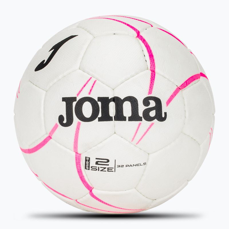 Piłka do piłki ręcznej Joma S-Grip white/flour pink rozmiar 2