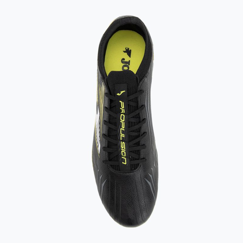 Buty piłkarskie męskie Joma Propulsion Top FG black/yellow 5