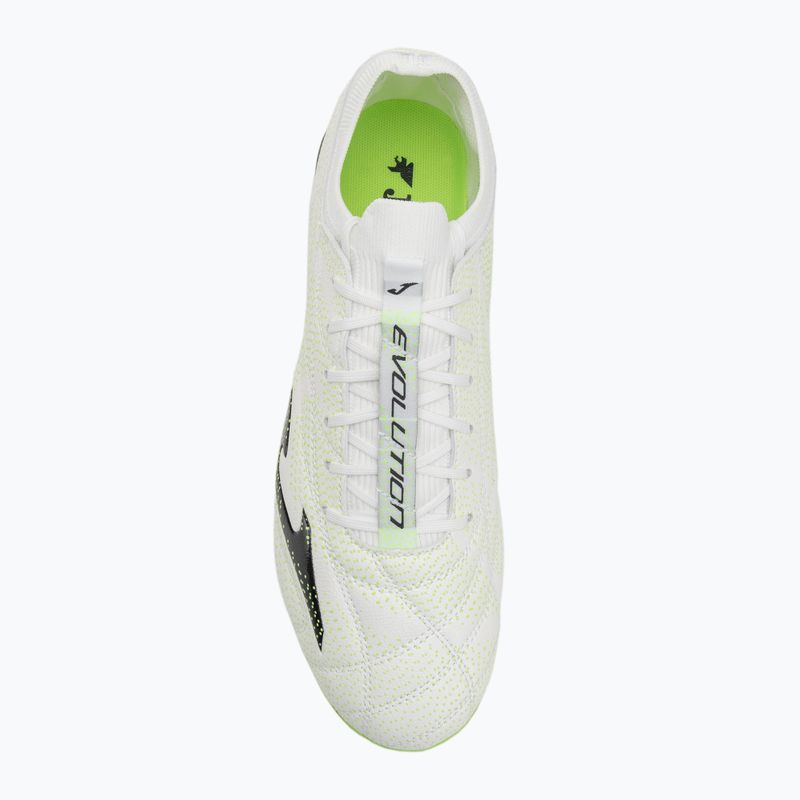 Buty piłkarskie męskie Joma Evolution Top FG white/black 5
