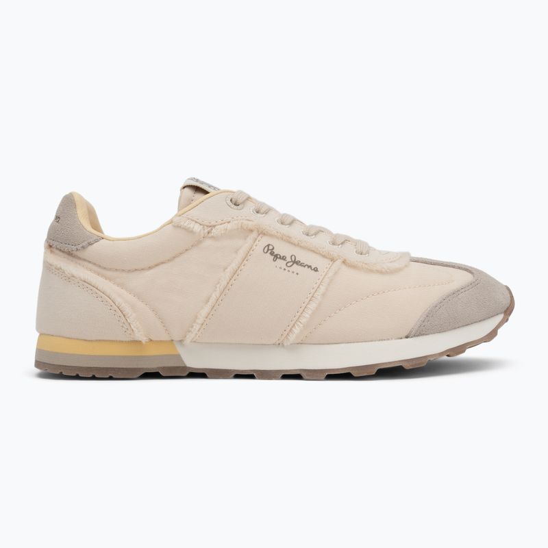 Buty damskie Pepe Jeans Once Twill white 2