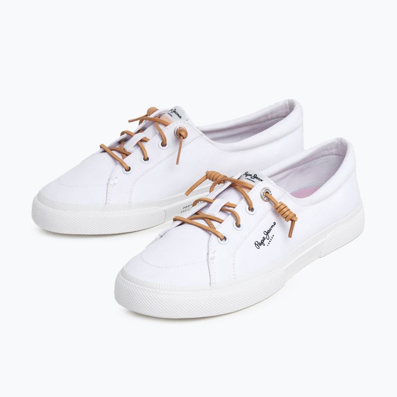 Buty damskie Pepe Jeans Kenton Block white 3