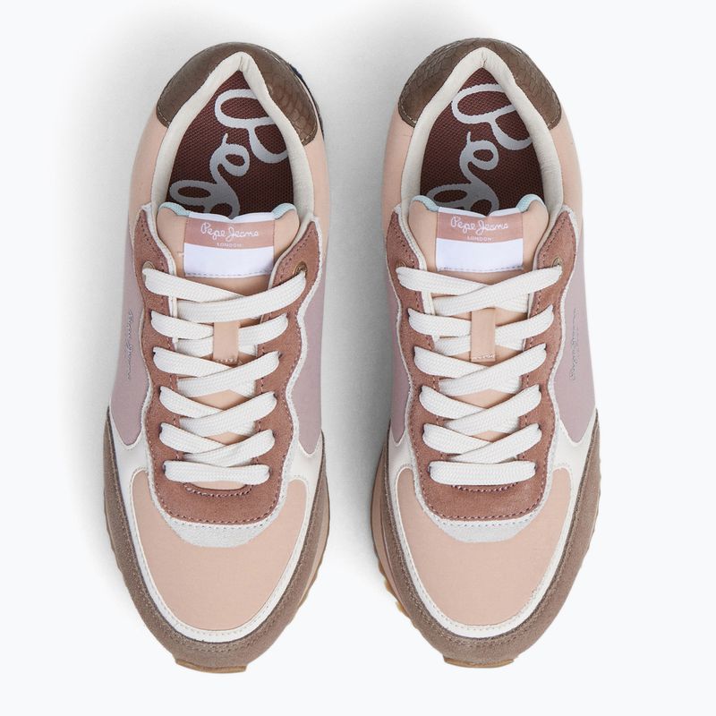 Buty damskie Pepe Jeans Rusper Combi mud brown 3