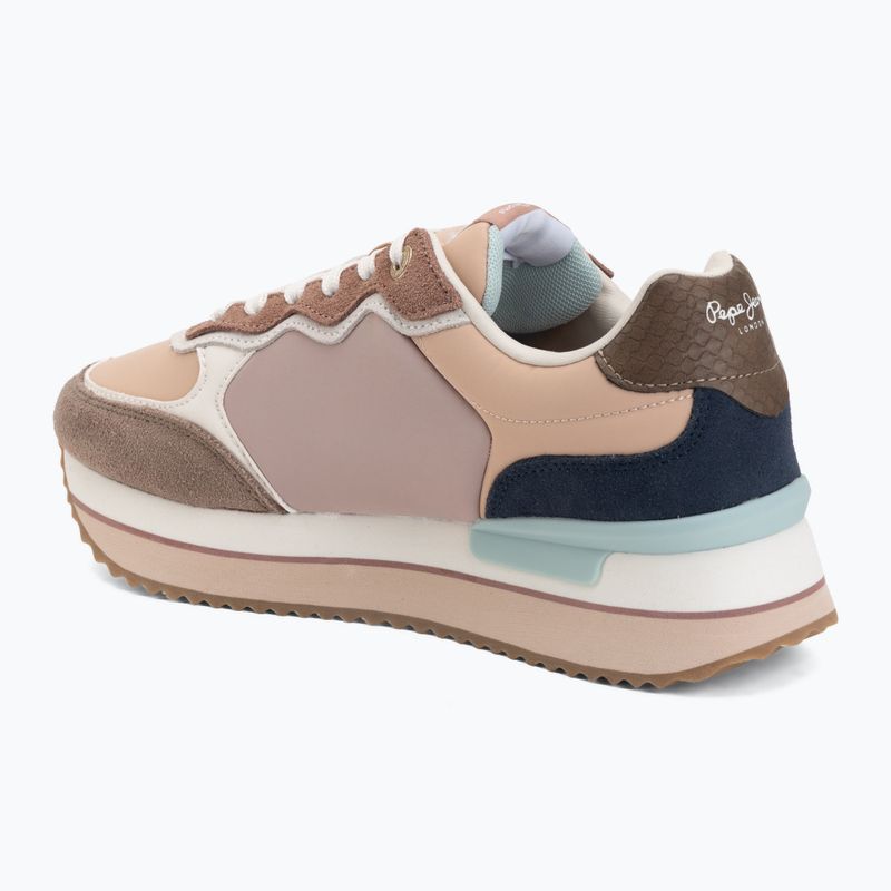Buty damskie Pepe Jeans Rusper Combi mud brown 3
