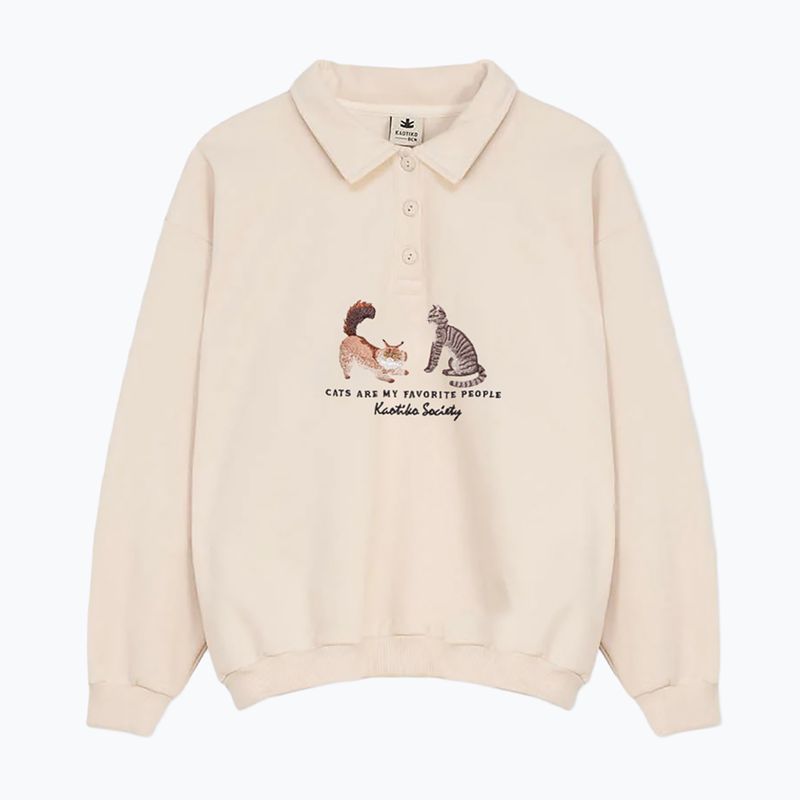 Bluza damska Kaotiko Cats ivory