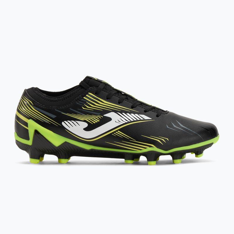 Buty piłkarskie męskie Joma Propulsion FG black/fluor yellow 2