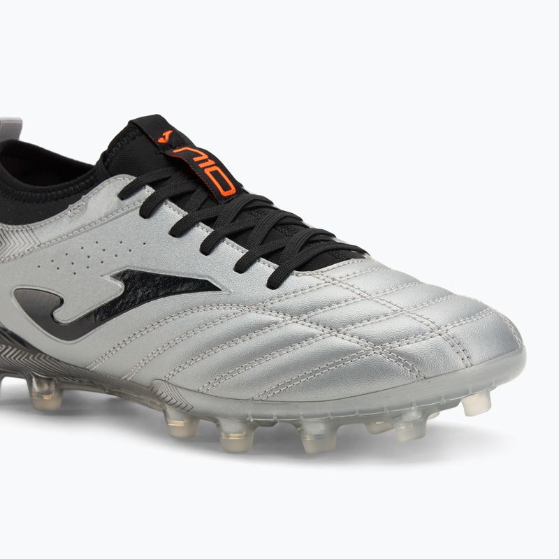 Buty piłkarskie męskie Joma Numero-10 FG grey/black 7