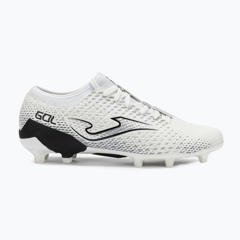 Buty piłkarskie męskie Joma Gol FG white/black 8