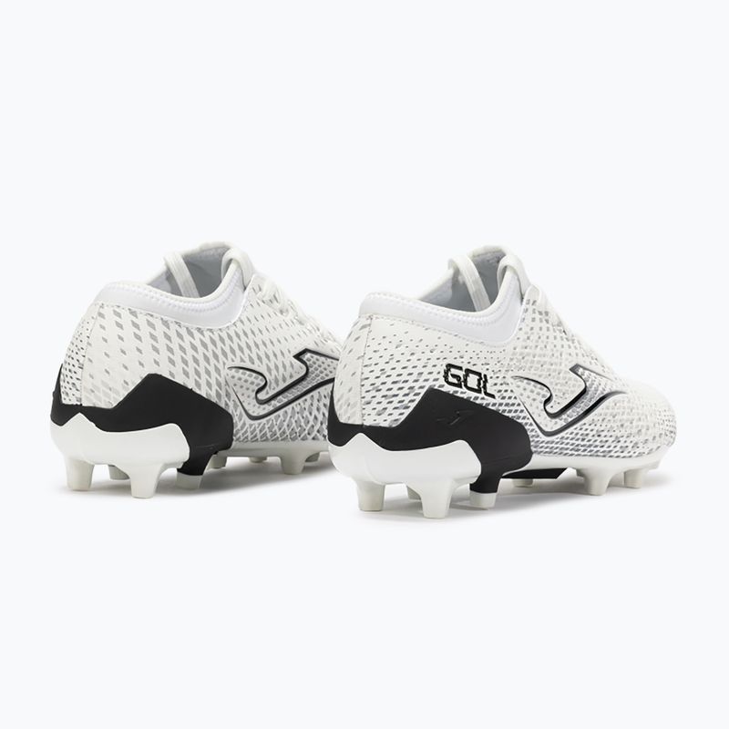 Buty piłkarskie męskie Joma Gol FG white/black 10