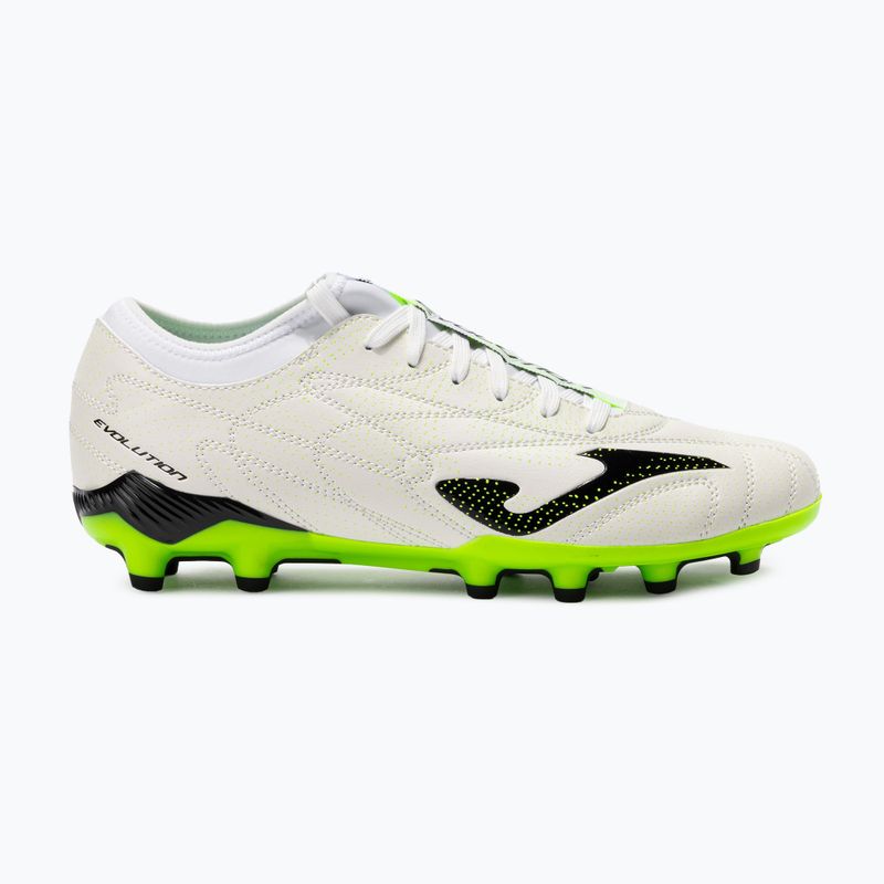 Buty piłkarskie męskie Joma Evolution FG white/green 8