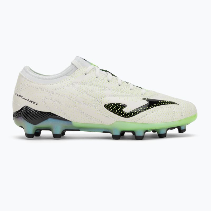 Buty piłkarskie męskie Joma Evolution FG white/green 2