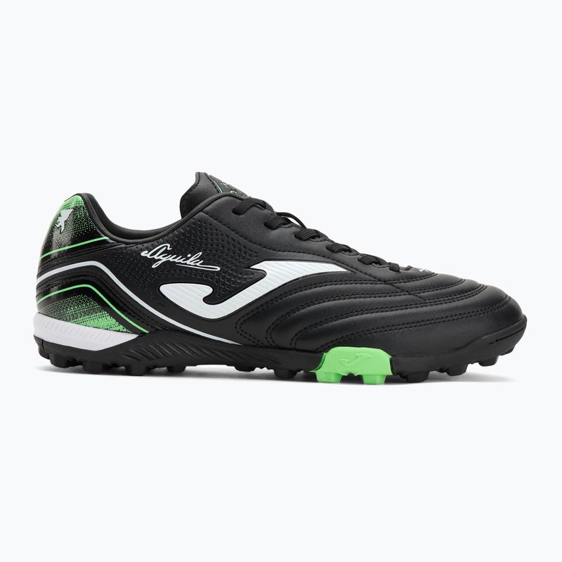 Buty piłkarskie męskie Joma Aguila TF black/fluor green 2
