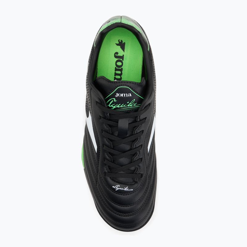 Buty piłkarskie męskie Joma Aguila TF black/fluor green 5