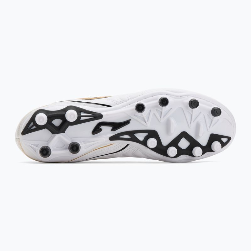 Buty piłkarskie męskie Joma Aguila FG white/gold 4