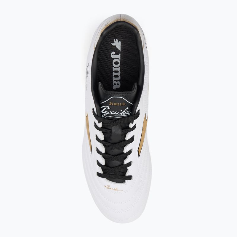 Buty piłkarskie męskie Joma Aguila FG white/gold 5