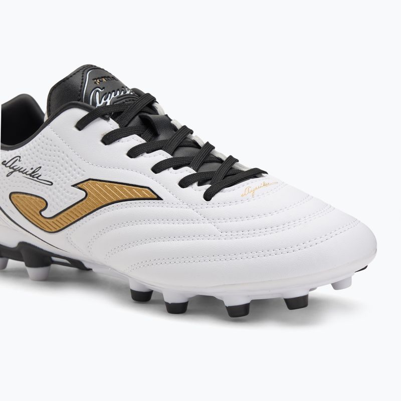Buty piłkarskie męskie Joma Aguila FG white/gold 7