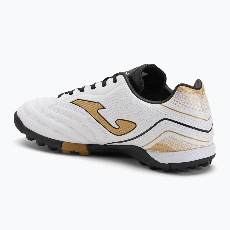 Buty piłkarskie męskie Joma Aguila TF white/gold 3