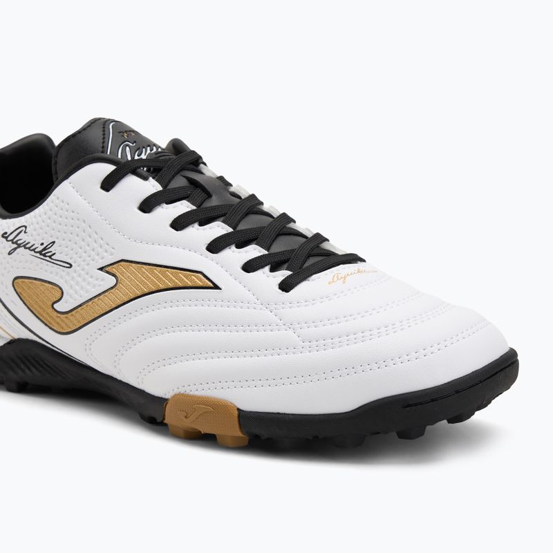 Buty piłkarskie męskie Joma Aguila TF white/gold 7