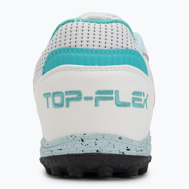 Buty piłkarskie męskie Joma Top Flex TF white/turqoise 5