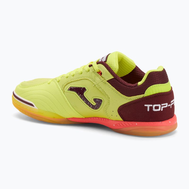 Buty piłkarskie męskie Joma Top Flex IN fluor yellow/purple 3