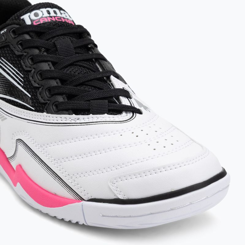 Buty piłkarskie męskie Joma Cancha IN white/black 7