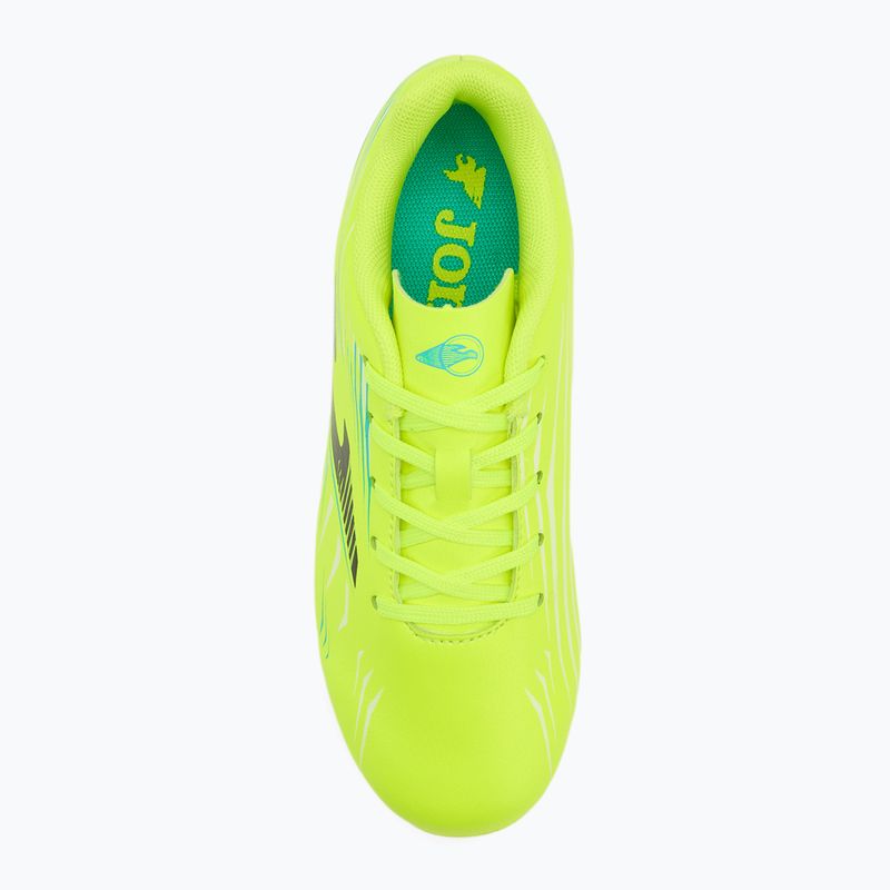 Buty piłkarskie dziecięce Joma Propulsion Jr FG fluor yellow 5