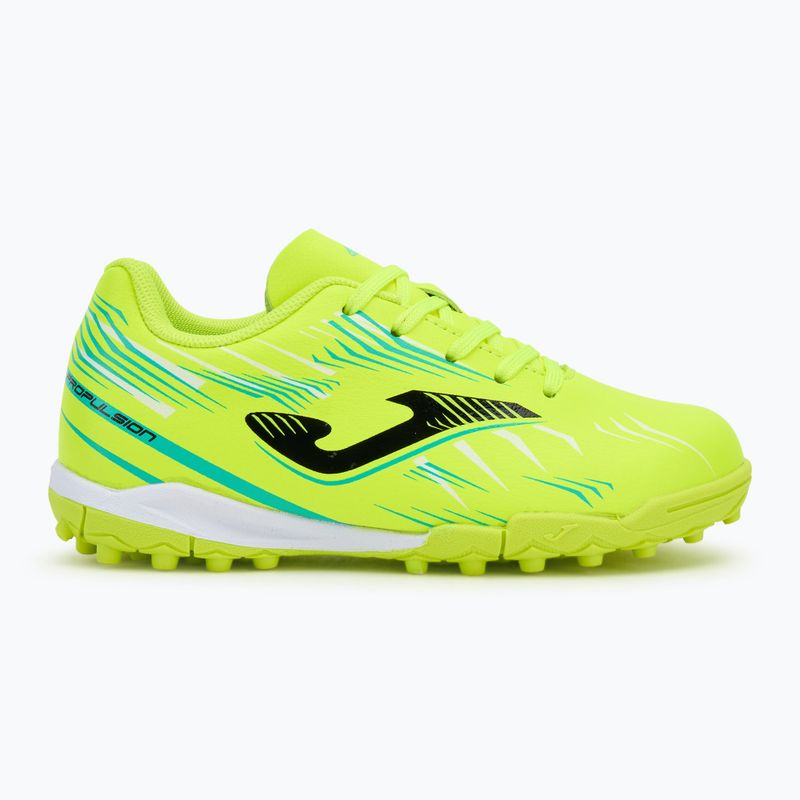 Buty piłkarskie dziecięce Joma Propulsion Jr TF fluor yellow 2