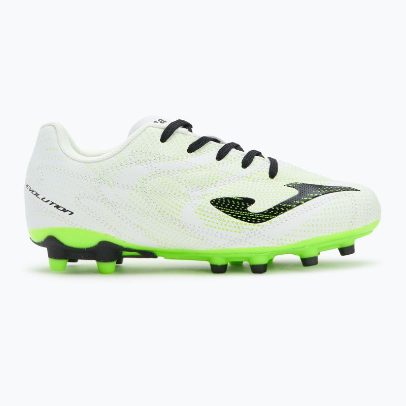Buty piłkarskie dziecięce Joma Evolution Jr FG white 2
