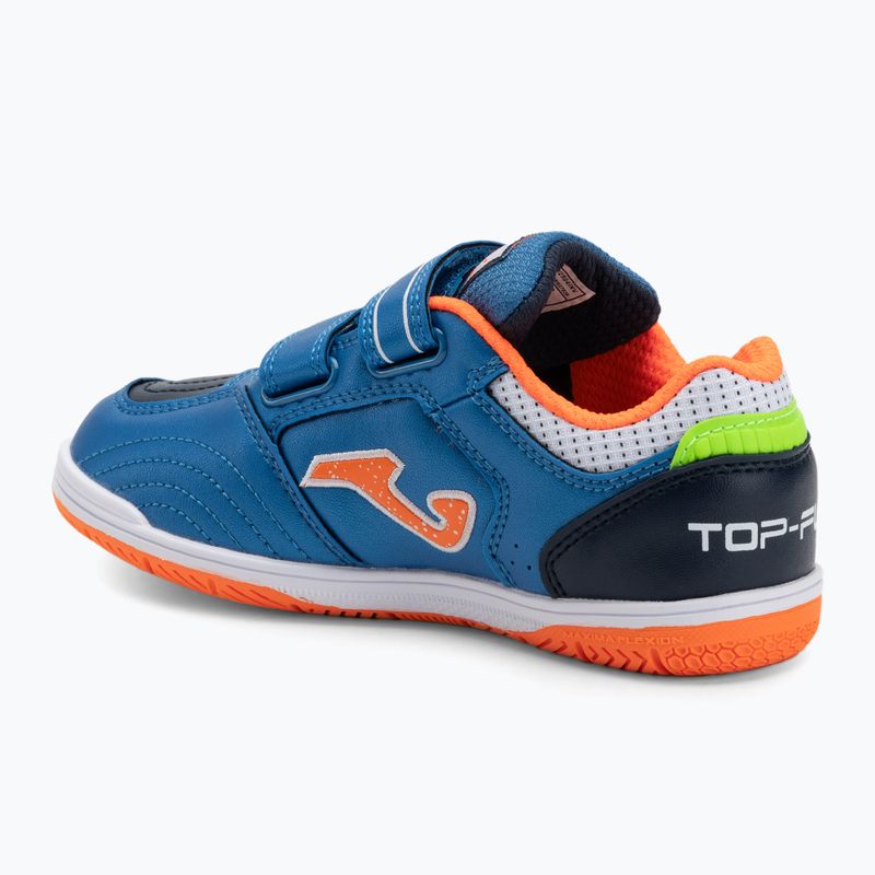 Buty piłkarskie dziecięce Joma Top Flex Jr IN royal blue 3