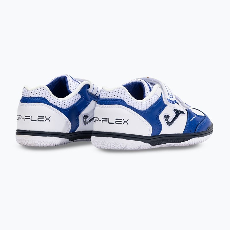 Buty piłkarskie dziecięce Joma Top Flex Jr IN royal blue/white 10