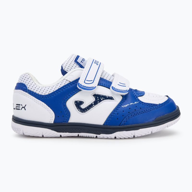 Buty piłkarskie dziecięce Joma Top Flex Jr IN royal blue/white 2
