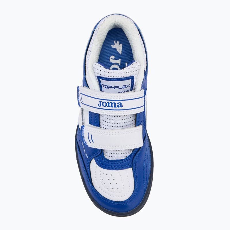 Buty piłkarskie dziecięce Joma Top Flex Jr IN royal blue/white 5
