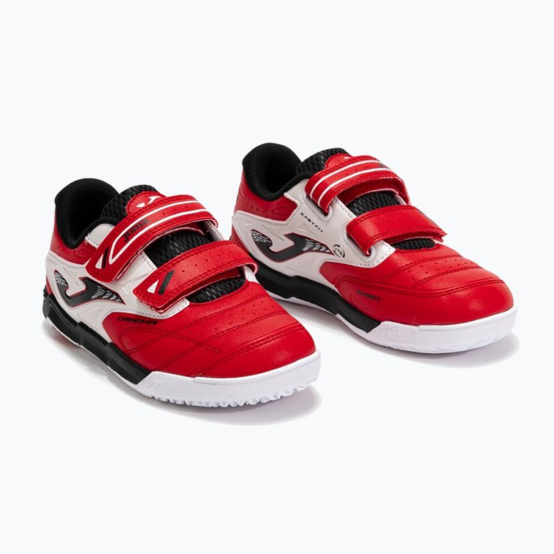 Buty piłkarskie dziecięce Joma Cancha Jr IN red/white 2