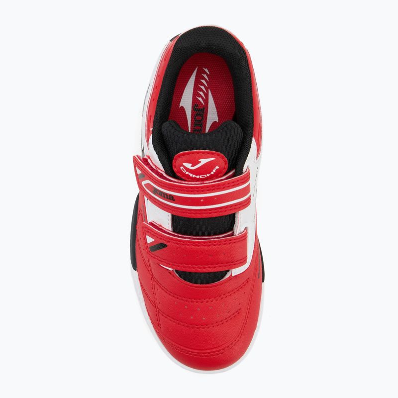 Buty piłkarskie dziecięce Joma Cancha Jr IN red/white 5