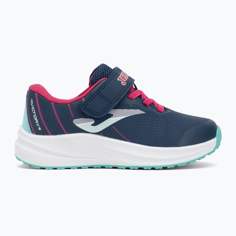 Buty do biegania dziecięce Joma Victory Jr navy blue/fuchsia 2
