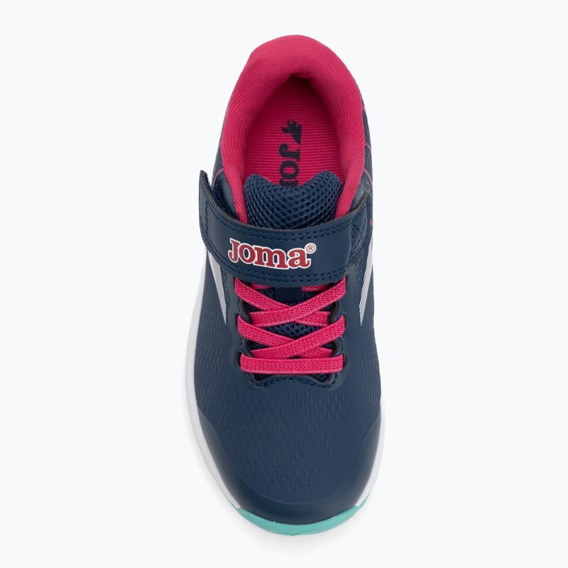 Buty do biegania dziecięce Joma Victory Jr navy blue/fuchsia 5