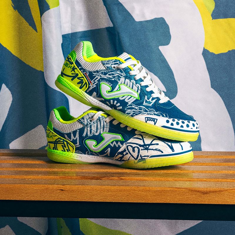 Buty piłkarskie męskie Joma Top Flex IN royal blue/pito 9