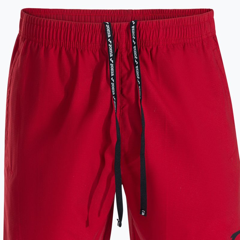 Spodenki tenisowe męskie Joma Challenge Bermuda burgundy 6