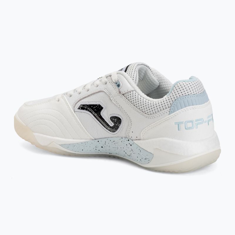 Buty piłkarskie męskie Joma Top Flex Plus IN white 3